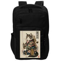 Ninja Cat Anime Style Samurai Cat Impact Tech Backpack