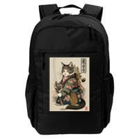 Ninja Cat Anime Style Samurai Cat Daily Commute Backpack