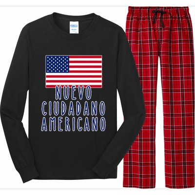 Nuevo Ciudadano Americano Espanol Long Sleeve Pajama Set