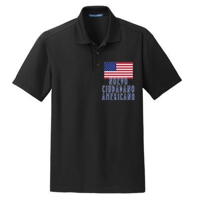 Nuevo Ciudadano Americano Espanol Dry Zone Grid Polo