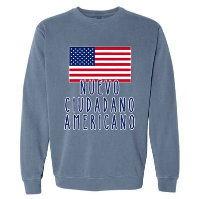 Nuevo Ciudadano Americano Espanol Garment-Dyed Sweatshirt