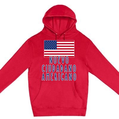 Nuevo Ciudadano Americano Espanol Premium Pullover Hoodie