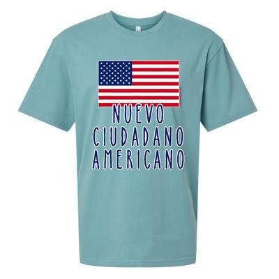 Nuevo Ciudadano Americano Espanol Sueded Cloud Jersey T-Shirt