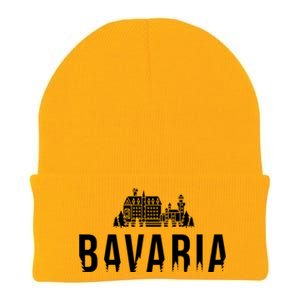 Neuschwanstein Castle And Forest Gift Bavaria Germany Souvenir Gift Knit Cap Winter Beanie