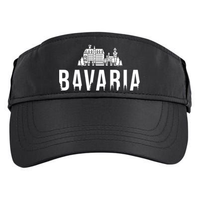 Neuschwanstein Castle And Forest Gift Bavaria Germany Souvenir Gift Adult Drive Performance Visor