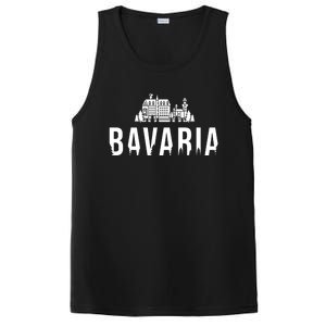 Neuschwanstein Castle And Forest Gift Bavaria Germany Souvenir Gift PosiCharge Competitor Tank