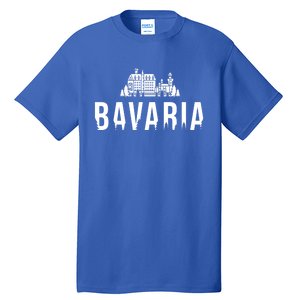 Neuschwanstein Castle And Forest Gift Bavaria Germany Souvenir Gift Tall T-Shirt