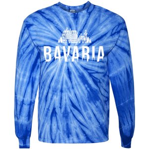 Neuschwanstein Castle And Forest Gift Bavaria Germany Souvenir Gift Tie-Dye Long Sleeve Shirt