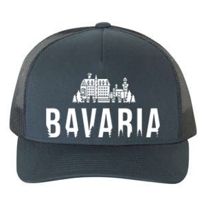 Neuschwanstein Castle And Forest Gift Bavaria Germany Souvenir Gift Yupoong Adult 5-Panel Trucker Hat