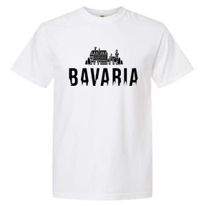 Neuschwanstein Castle And Forest Gift Bavaria Germany Souvenir Gift Garment-Dyed Heavyweight T-Shirt