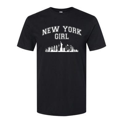 Newyork City Born Nyc New York Girl Softstyle CVC T-Shirt