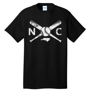 North Carolina Baseball Nc Baseball North Carolina Baseball Tall T-Shirt