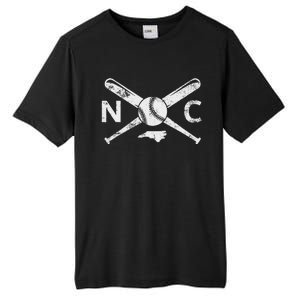 North Carolina Baseball Nc Baseball North Carolina Baseball Tall Fusion ChromaSoft Performance T-Shirt