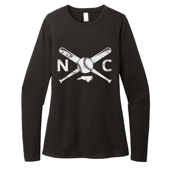 North Carolina Baseball Nc Baseball North Carolina Baseball Womens CVC Long Sleeve Shirt