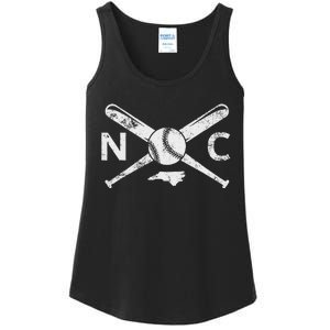 North Carolina Baseball Nc Baseball North Carolina Baseball Ladies Essential Tank