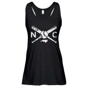 North Carolina Baseball Nc Baseball North Carolina Baseball Ladies Essential Flowy Tank