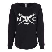 North Carolina Baseball Nc Baseball North Carolina Baseball Womens California Wash Sweatshirt