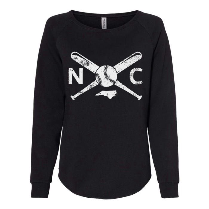 North Carolina Baseball Nc Baseball North Carolina Baseball Womens California Wash Sweatshirt