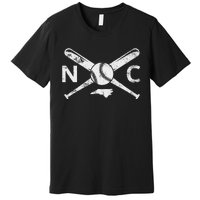 North Carolina Baseball Nc Baseball North Carolina Baseball Premium T-Shirt