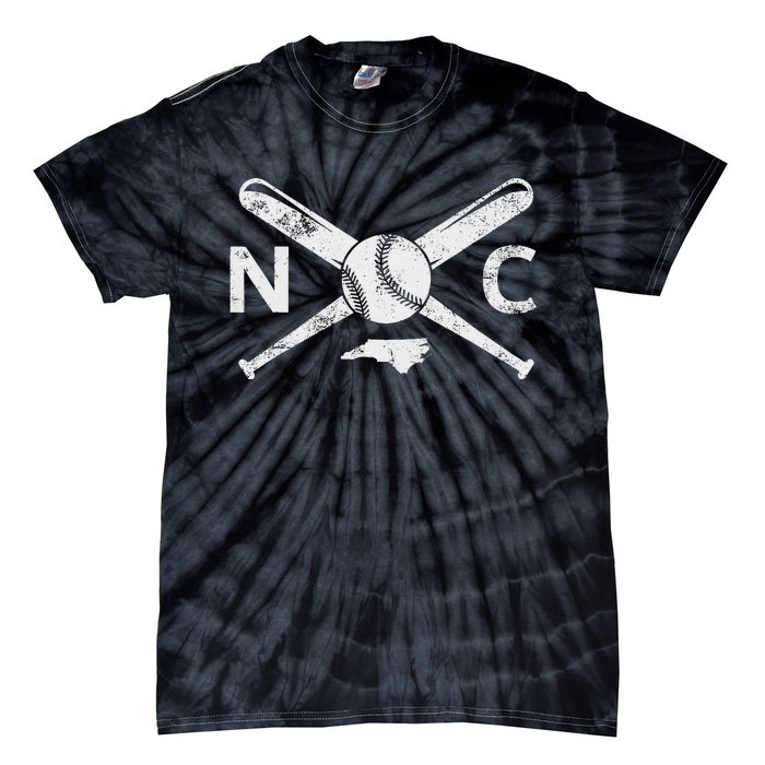 North Carolina Baseball Nc Baseball North Carolina Baseball Tie-Dye T-Shirt