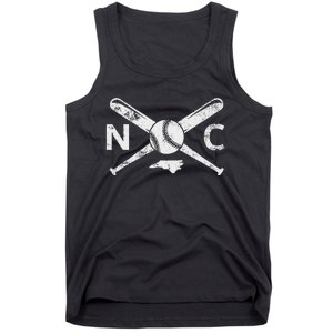 North Carolina Baseball Nc Baseball North Carolina Baseball Tank Top