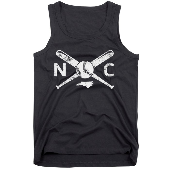 North Carolina Baseball Nc Baseball North Carolina Baseball Tank Top