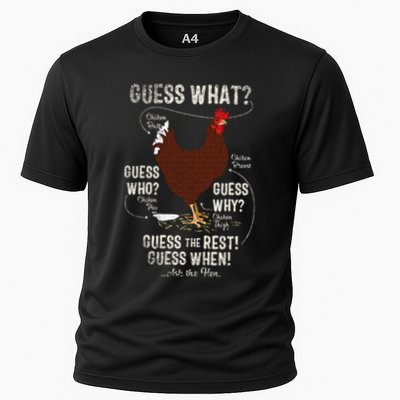 NEW! chicken butt guess why Chicken Thigh guess who POO  Performance Shirt