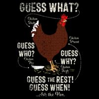 NEW! chicken butt guess why Chicken Thigh guess who POO  Impact Tech Backpack