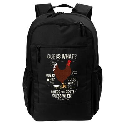 NEW! chicken butt guess why Chicken Thigh guess who POO  Backpack
