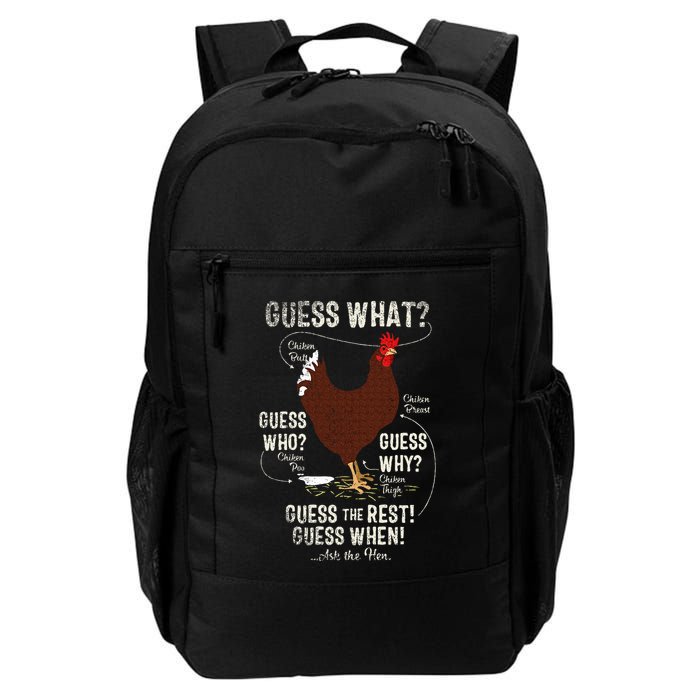 NEW! chicken butt guess why Chicken Thigh guess who POO  Backpack
