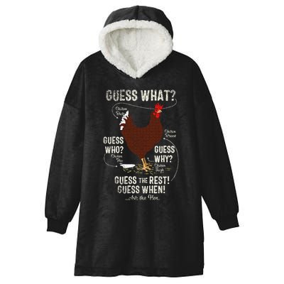 NEW! chicken butt guess why Chicken Thigh guess who POO  Hooded Wearable Blanket