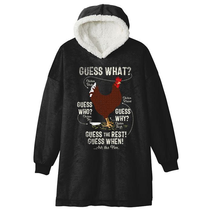 NEW! chicken butt guess why Chicken Thigh guess who POO  Hooded Wearable Blanket