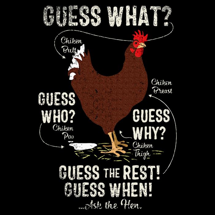 NEW! chicken butt guess why Chicken Thigh guess who POO  Flatbill Hat