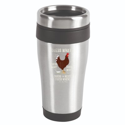 NEW! chicken butt guess why Chicken Thigh guess who POO  16oz Travel Tumbler
