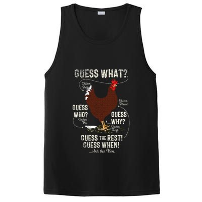 NEW! chicken butt guess why Chicken Thigh guess who POO  PosiCharge Competitor Tank