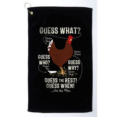 NEW! chicken butt guess why Chicken Thigh guess who POO  Golf Towel