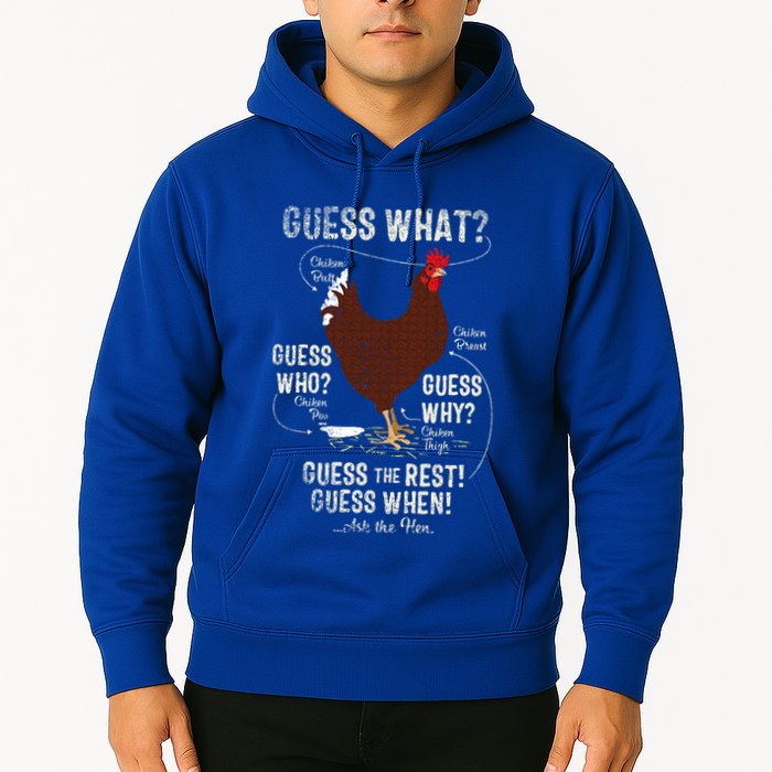 NEW! chicken butt guess why Chicken Thigh guess who POO  Hoodie