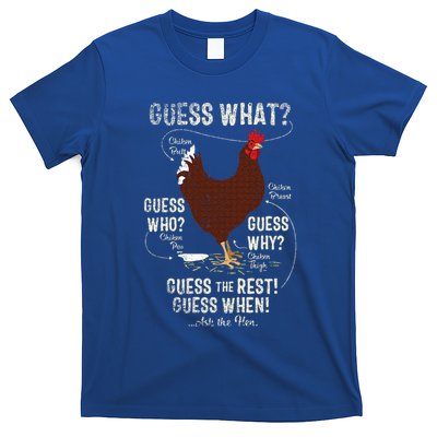 NEW! chicken butt guess why Chicken Thigh guess who POO  T-Shirt