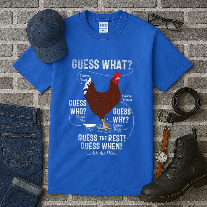 NEW! chicken butt guess why Chicken Thigh guess who POO  Tall T-Shirt