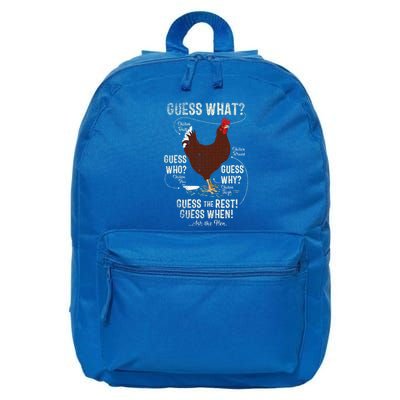 NEW! chicken butt guess why Chicken Thigh guess who POO  16 in Basic Backpack
