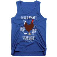 NEW! chicken butt guess why Chicken Thigh guess who POO  Tank Top