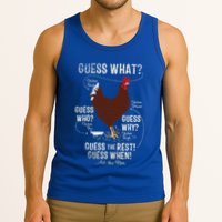 NEW! chicken butt guess why Chicken Thigh guess who POO  Tank Top