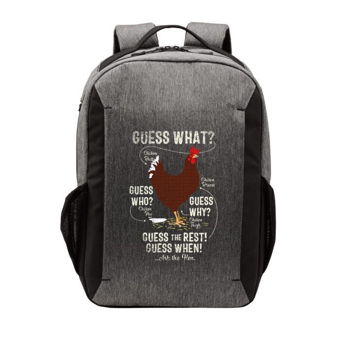NEW! chicken butt guess why Chicken Thigh guess who POO  Vector Backpack