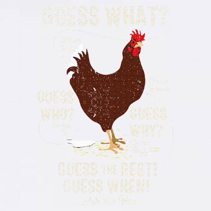 NEW! chicken butt guess why Chicken Thigh guess who POO  Garment-Dyed Sweatshirt