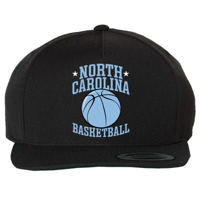 North Carolina Basketball Gift Wool Snapback Cap