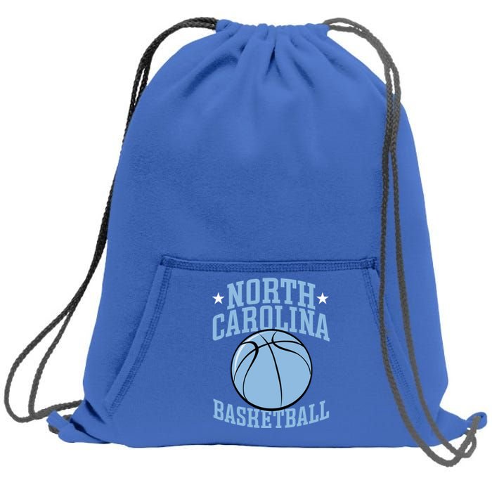 North Carolina Basketball Gift Sweatshirt Cinch Pack Bag