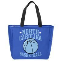 North Carolina Basketball Gift Zip Tote Bag