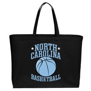 North Carolina Basketball Gift Cotton Canvas Jumbo Tote