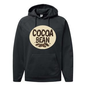 Nice Chocolate Bean For Cocoa Lovers Performance Fleece Hoodie