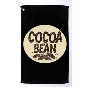 Nice Chocolate Bean For Cocoa Lovers Platinum Collection Golf Towel